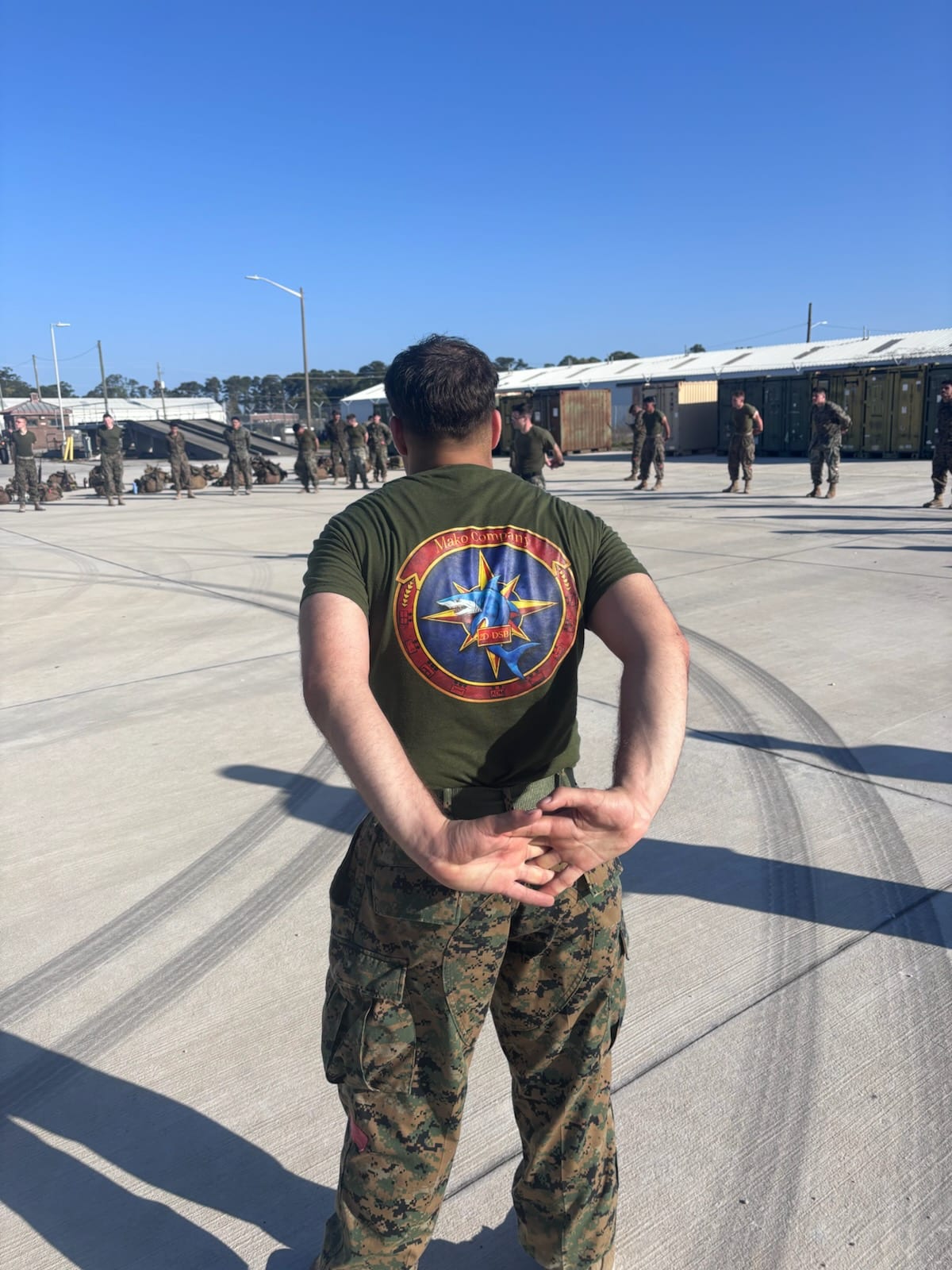 Marine in custom Mabuhay gear